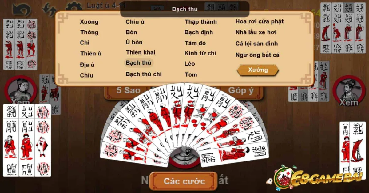 Cách chơi game bài bài chắn