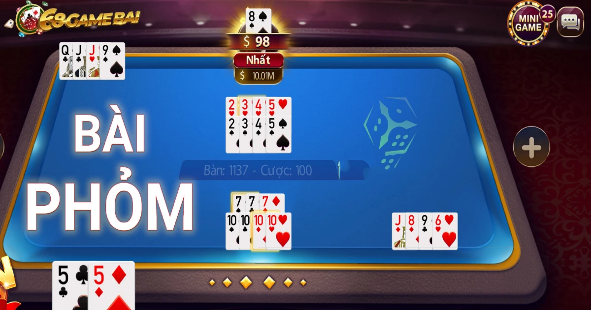 Chiến thuật chơi game bài bài phỏm hiệu quả