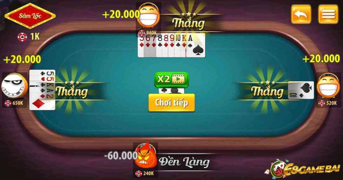 Cách chơi game bài sâm lốc